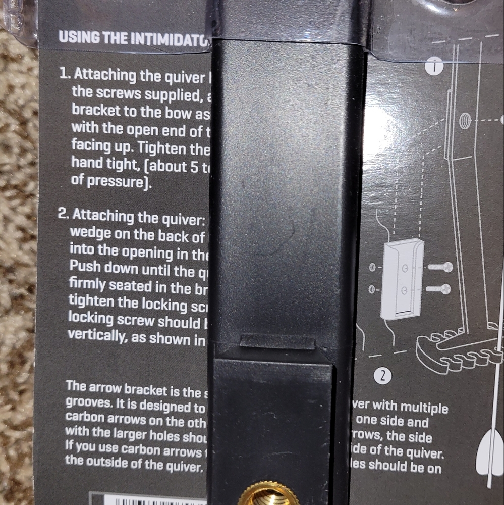 Allen Intimidator Bow Quiver New - Picture 3 of 3